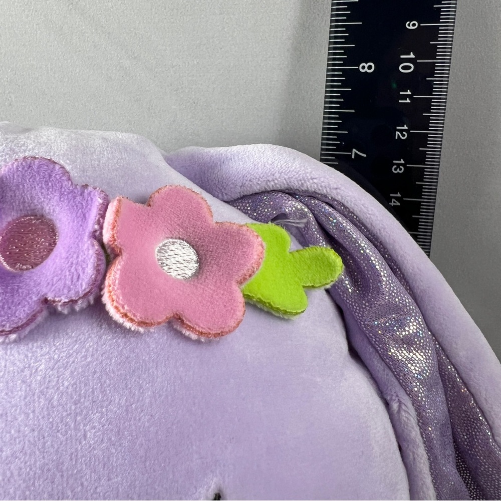 Squishmallows Lavender Flower Crown Bunny Plush Collectible Soft Whimsical Cute - Picture 6 of 6